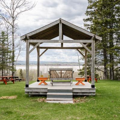 ATMC - outside seating area with a view