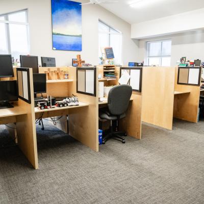 ABMC - study room with cubicles
