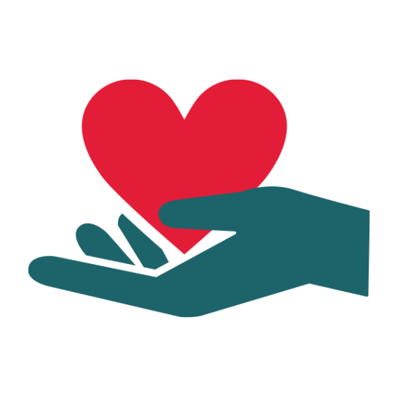 Icon: Hand holding heart